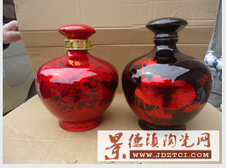 专业生产各种陶瓷酒瓶景德镇陶瓷酒瓶厂家