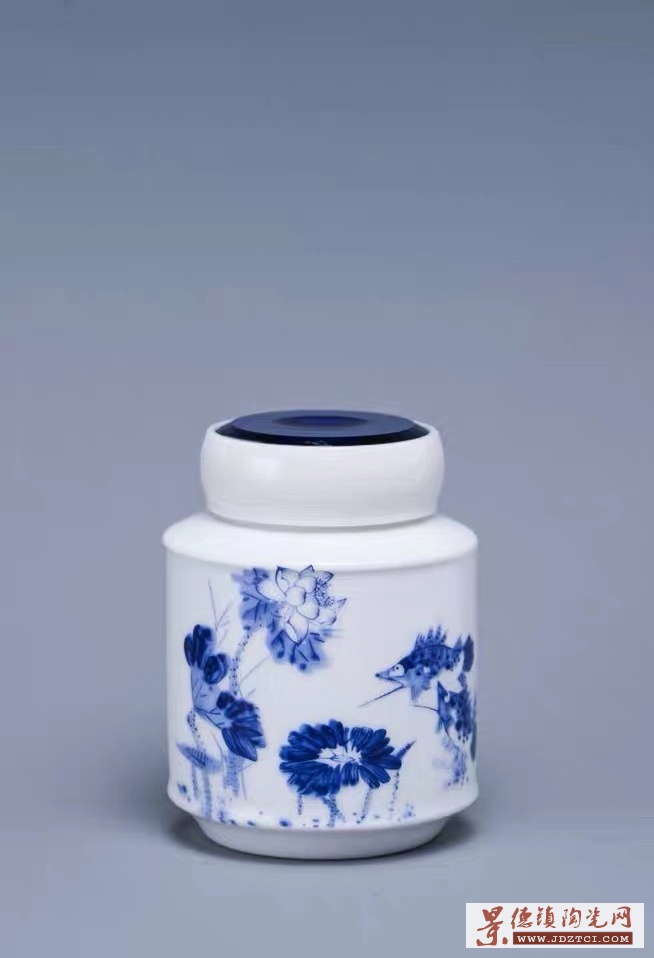 一斤装大号茶叶罐陶瓷密封储存罐茶叶包装盒礼盒礼品定制LOGO
