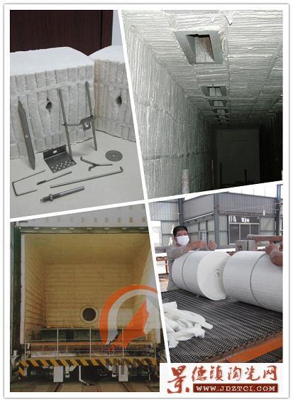 高铝型保温棉块用于隧道窑的保温隔热