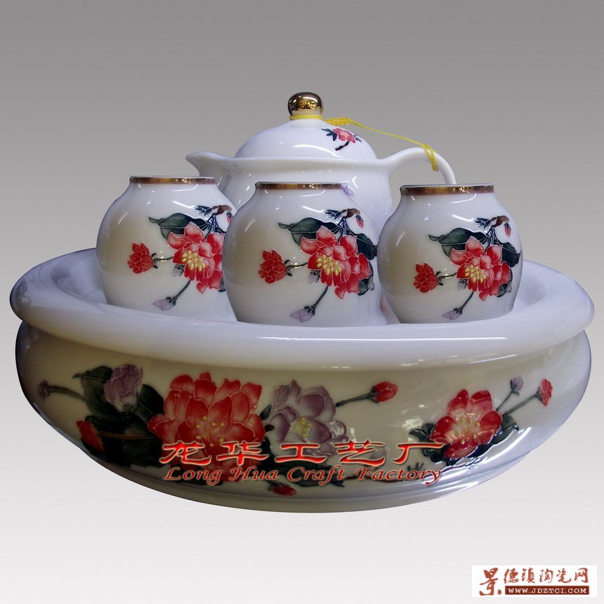 景德镇大盘茶具套装 陶瓷茶具