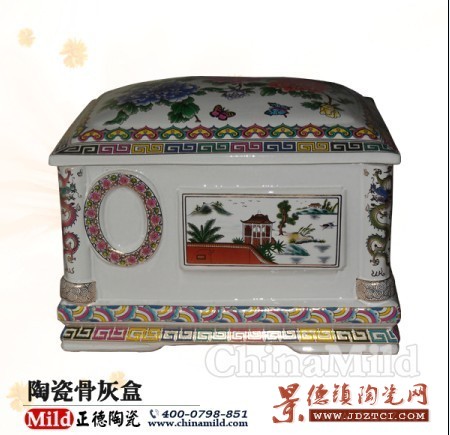 景德镇厂家生产供应陶瓷骨灰盒，陶瓷骨灰罐，陶瓷骨灰坛
