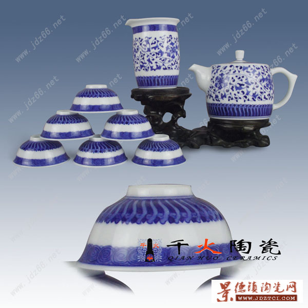 景德镇厂提供手绘工笔陶瓷茶具
