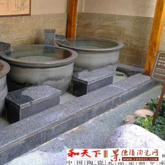 景德镇洗浴中心专用泡澡缸 日本极乐汤泡温泉缸