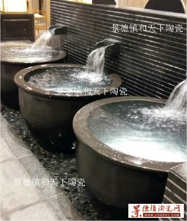 日本极乐汤温泉洗浴大缸 景德镇洗澡大缸 上海极乐汤澡缸