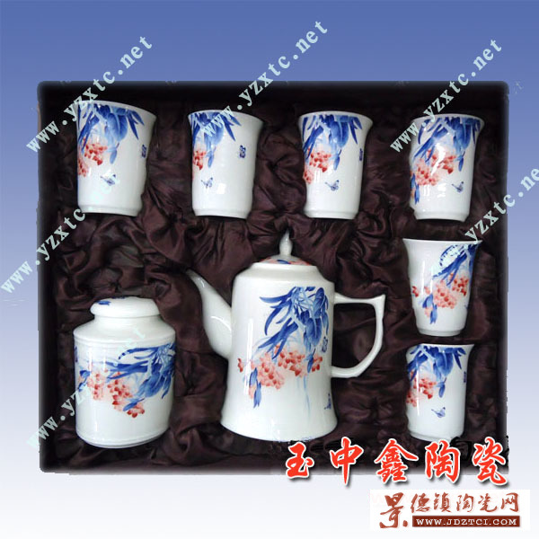 新彩陶瓷茶具 批发量大从优 家居陶瓷茶具