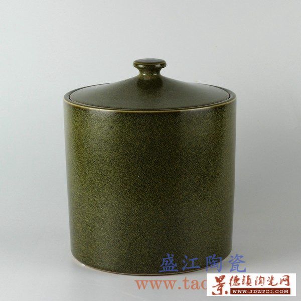 景德镇陶瓷器茶叶末罐子普洱茶饼罐储物罐小号茶叶罐批发