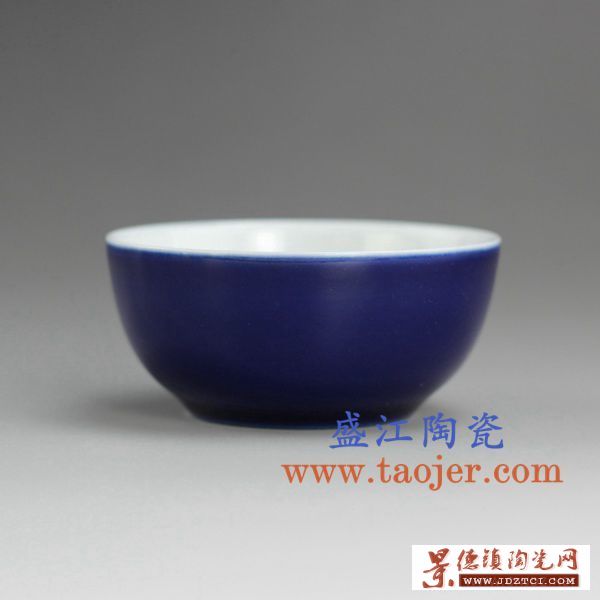 景德镇陶瓷茶杯高温颜色釉茶杯单色釉茶具杯子品茗杯定制