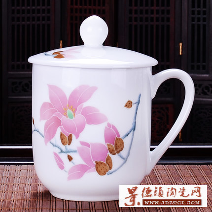 景德镇陶瓷茶杯价格 酒店客房日用品茶杯 陶瓷茶杯厂家