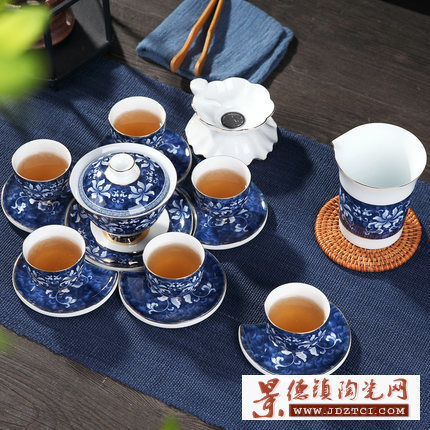 陶瓷功夫茶具白瓷套装家用简约泡茶器日式泡茶壶茶杯茶道